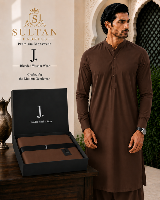 Unstitched Wash & Wear - Brown