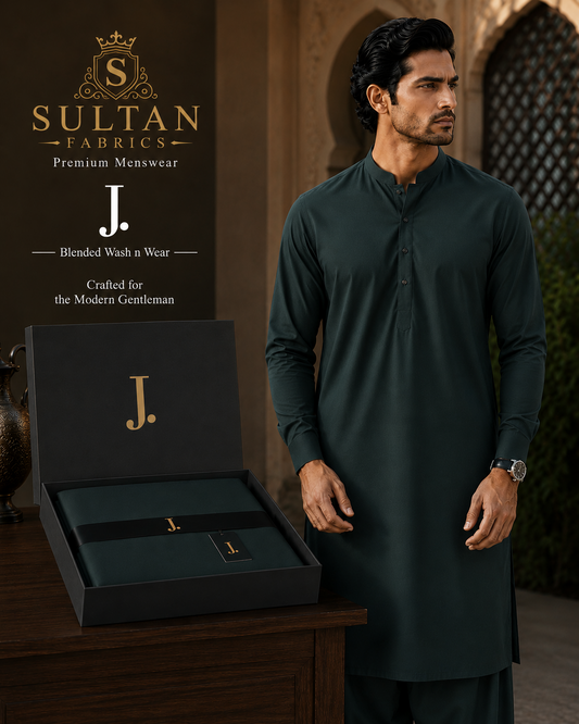 Unstitched Wash & Wear - Hunter Green