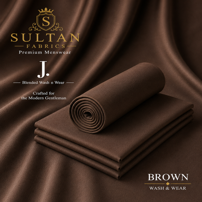 Unstitched Wash & Wear - Brown