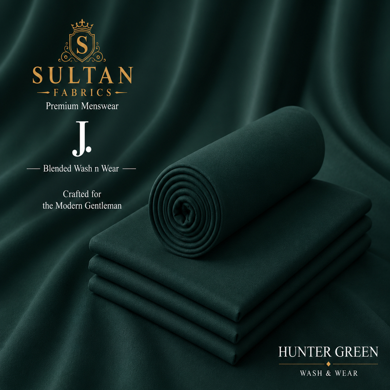 Unstitched Wash & Wear - Hunter Green