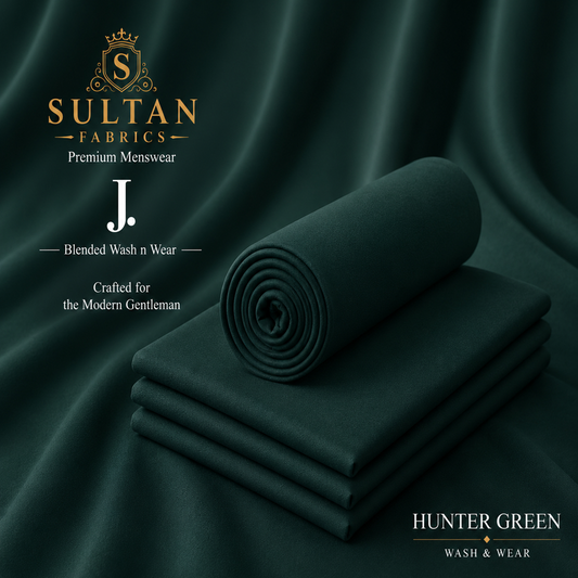 Unstitched Wash & Wear - Hunter Green