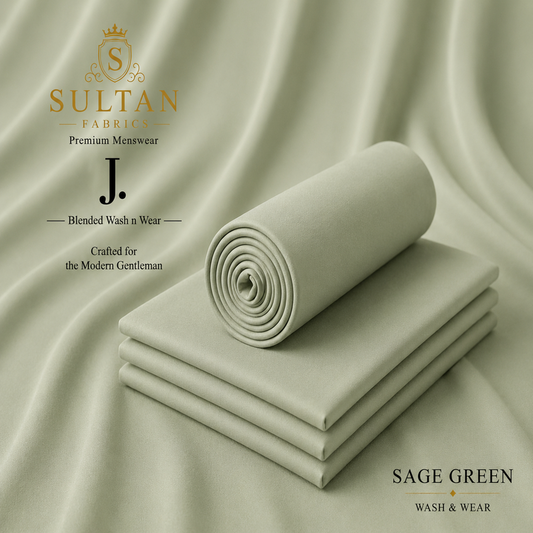 Unstitched Wash & Wear - Sage green