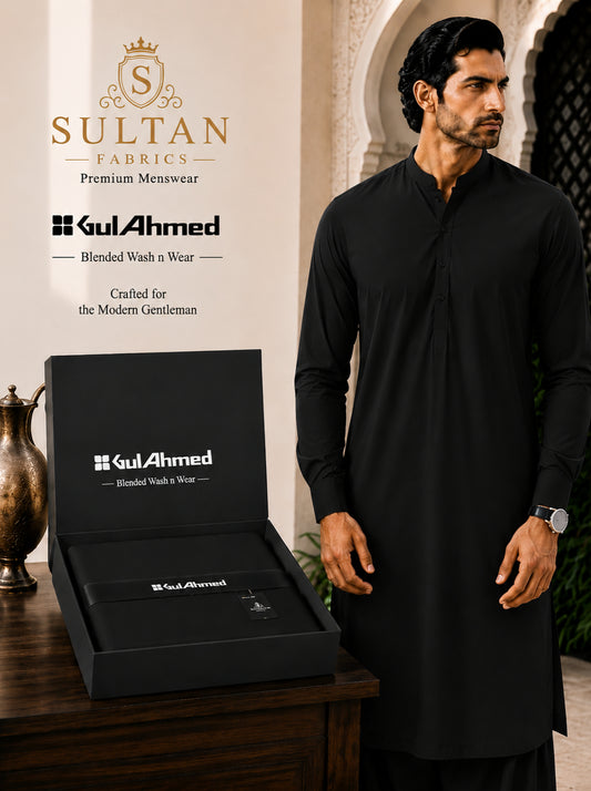 Unstitched Wash & Wear - Black