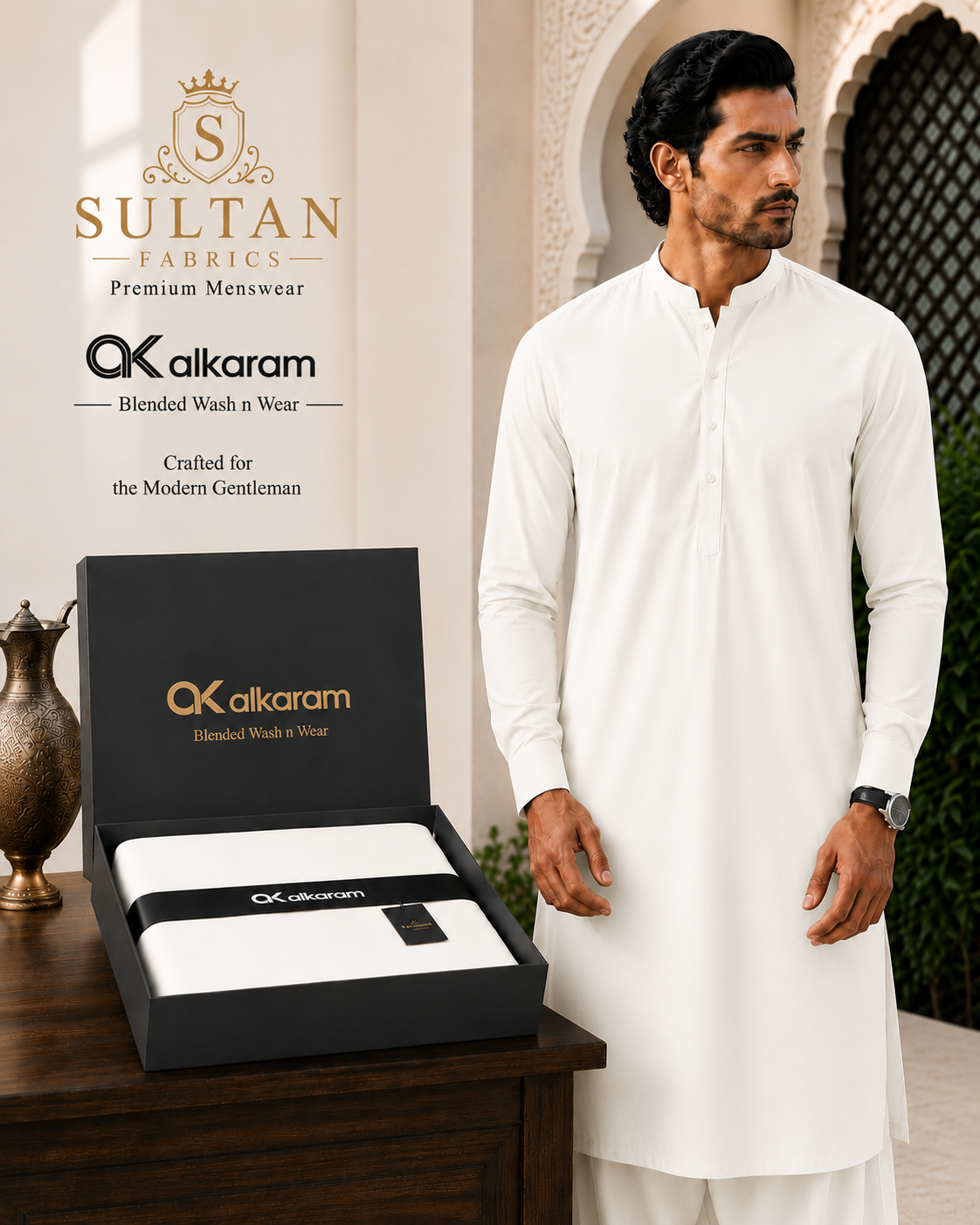 Unstitched Wash & Wear - Off White